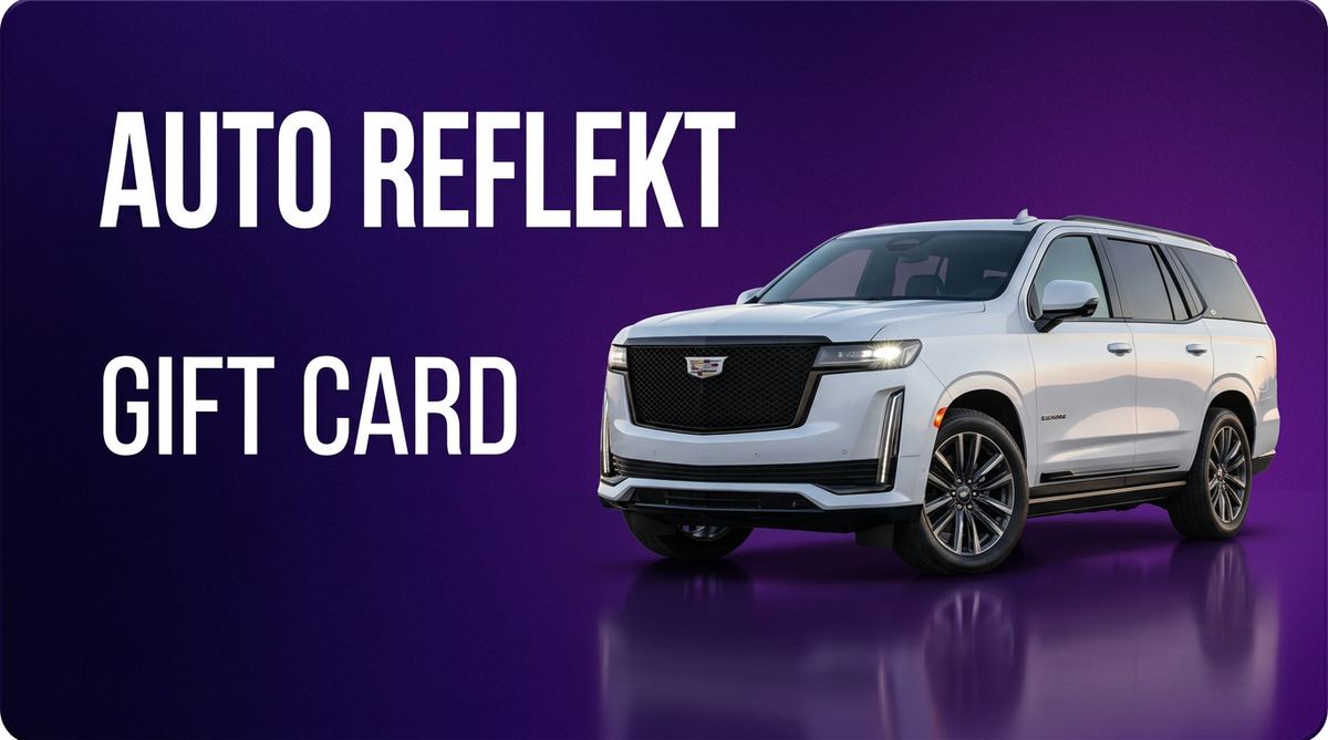 Auto Reflekt purple tuner gift card
